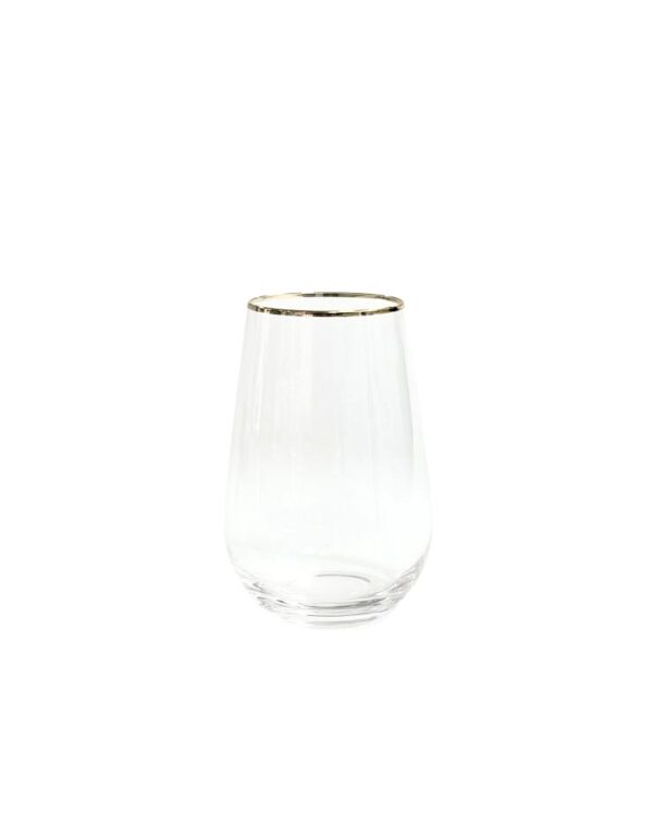 Chloe Clear – Stemless 17.25 oz - 1 - RSVP Party Rentals