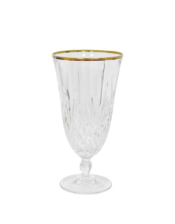 13.5 oz Cristallo+Gold - Goblet - 1 - RSVP Party Rentals