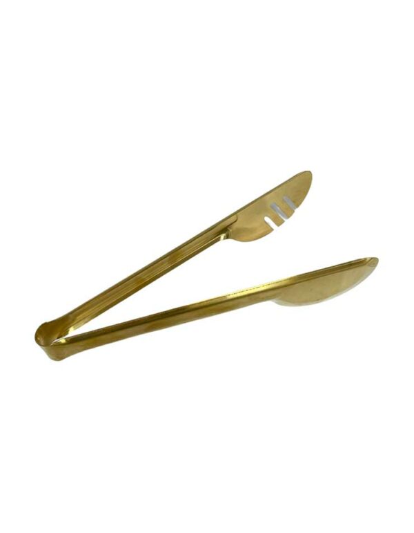 9.5" Gold Tongs - 1 - RSVP Party Rentals