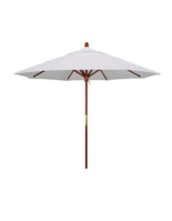 White Market Umbrella and Base