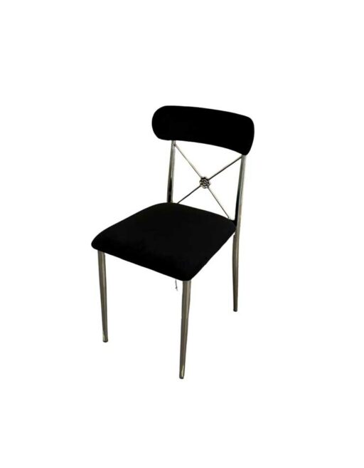 Chelsea Chair Black + Chrome