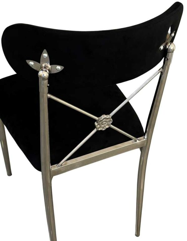 Chelsea Chair Black + Chrome - Image 2